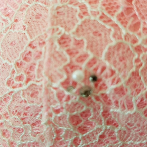 Victoria's Secret Vintage Dream Angels Rhinestone Crystal Lace up Lined Demi Bra - Picture 6 of 16